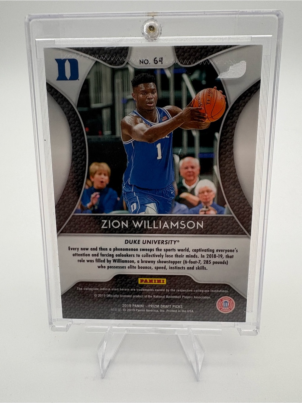 Zion Williamson 3-Card Lot 🔥Bomb Squad & Panini Prizm Draft Picks Rookie 🔥 - Picture 3 of 7